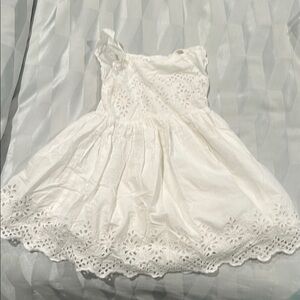 Baby Gap White Eyelet Kids Dress